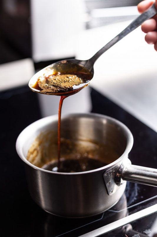 endives, coffee vinaigrette and almond | Sous Vide